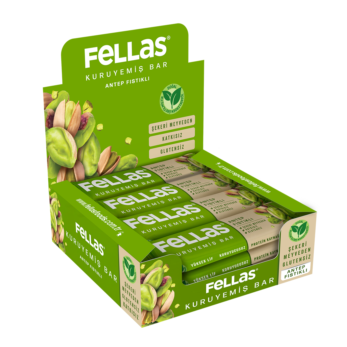 Antep Fıstıklı Kuruyemiş Bar (20 g) x 12 Adet