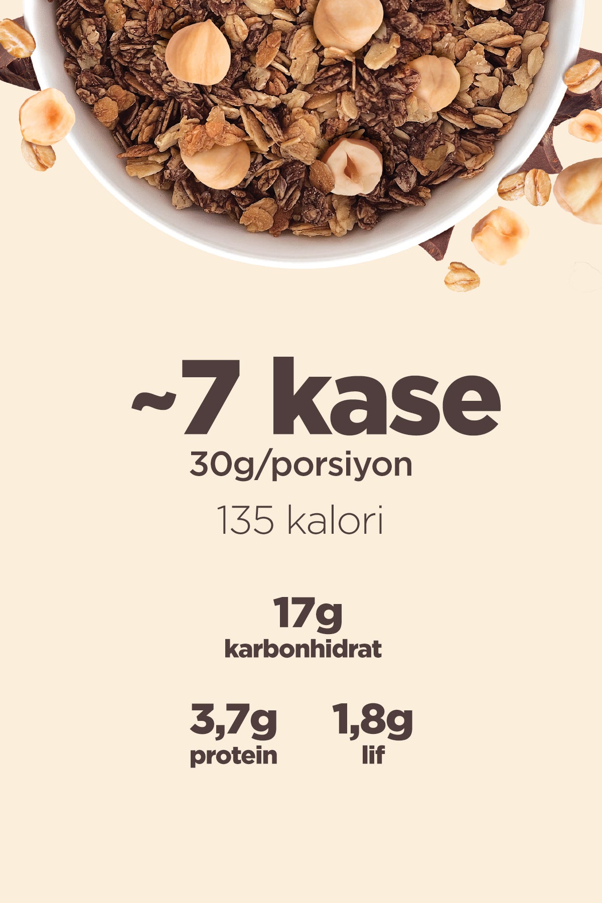Granola - Fındık & Kakao (200 g)