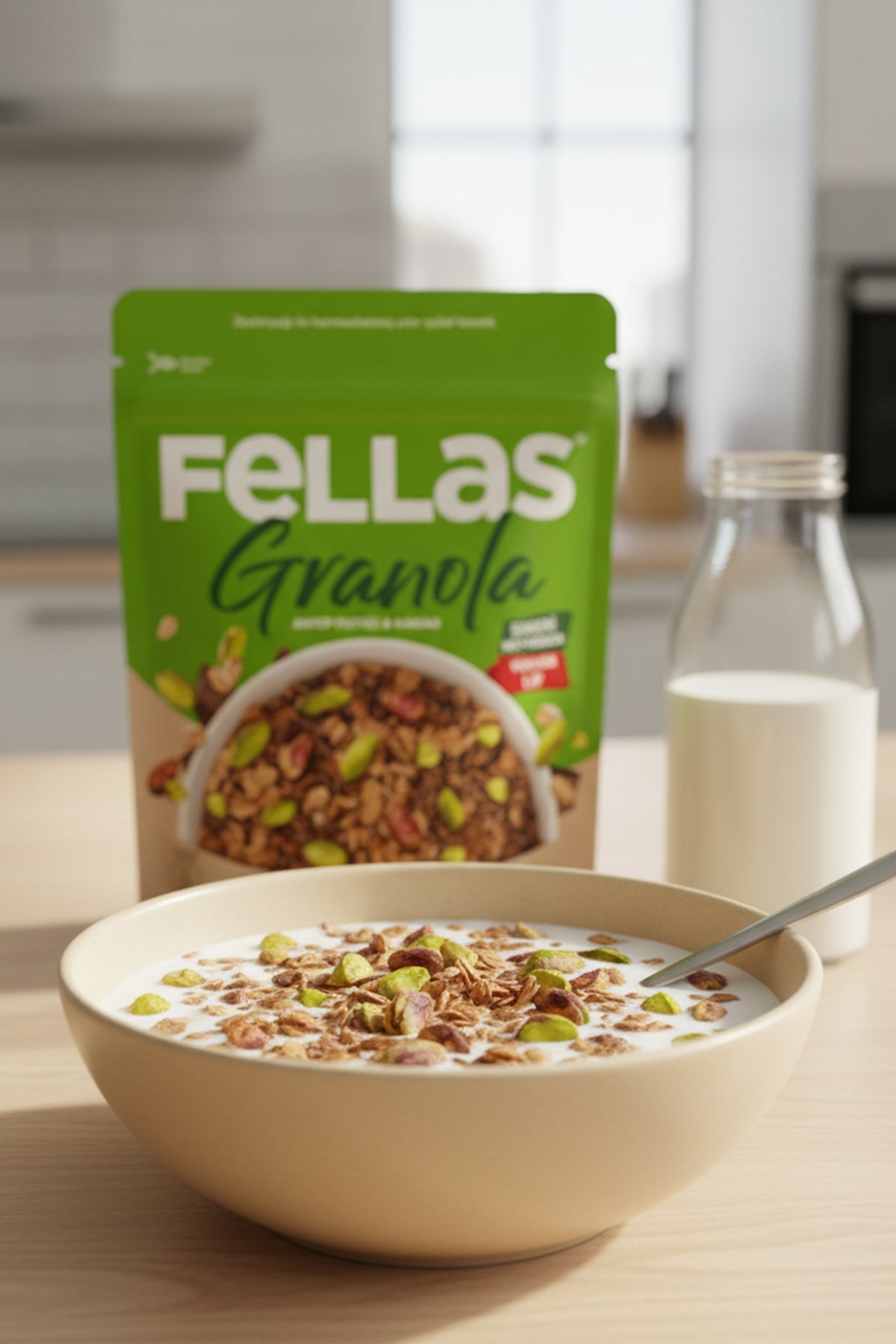 Granola - Antep Fıstığı & Kakao (200g)