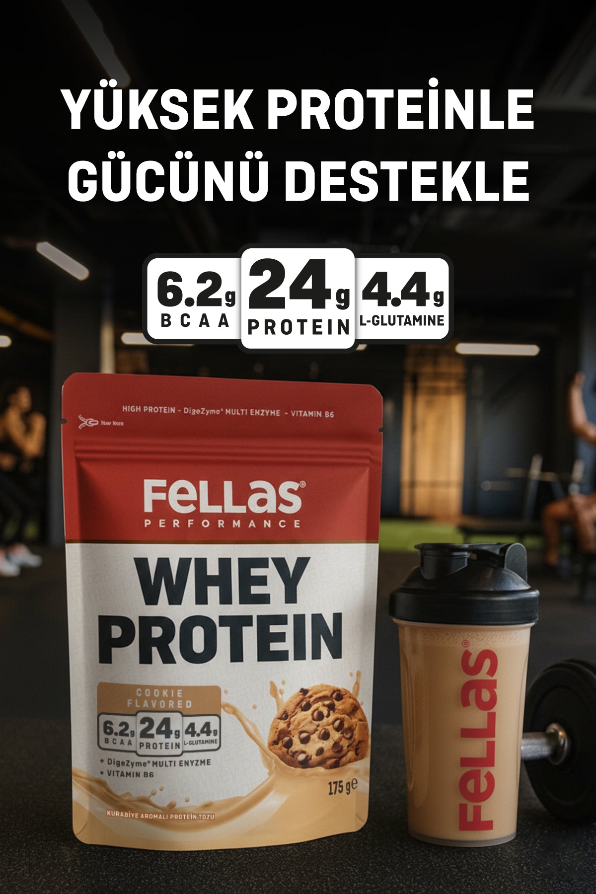 Whey Protein Tozu Kurabiye Aromalı (175 g)
