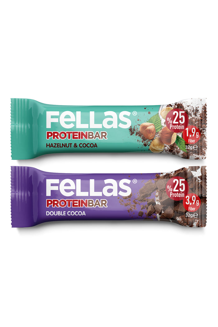 Fellas Protein Bar 32g Süper İkili Kutu 24 Adet | Koruyucusuz Şekeri ...