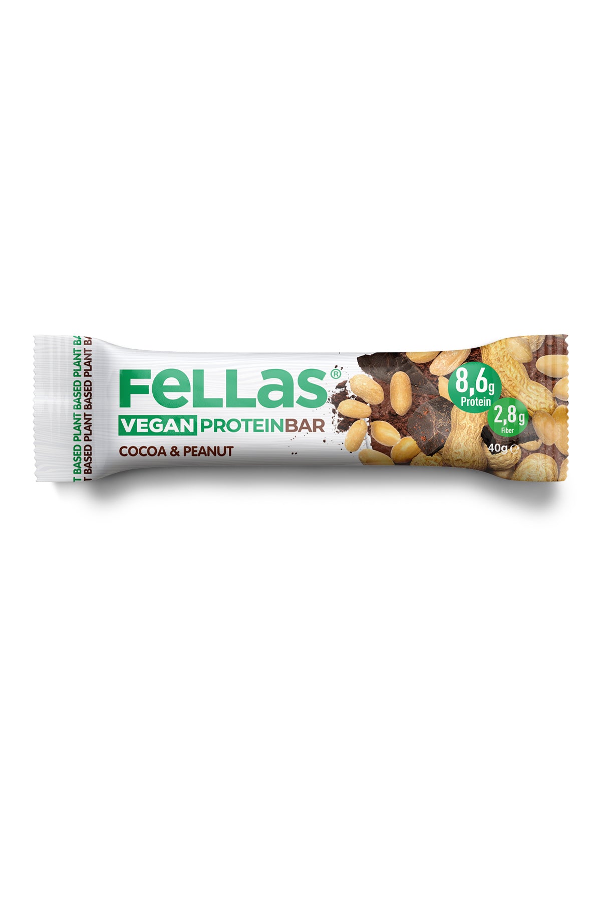 Vegan Protein Bar - Yer Fıstığı ve Kakaolu (40 g) x 12 Adet