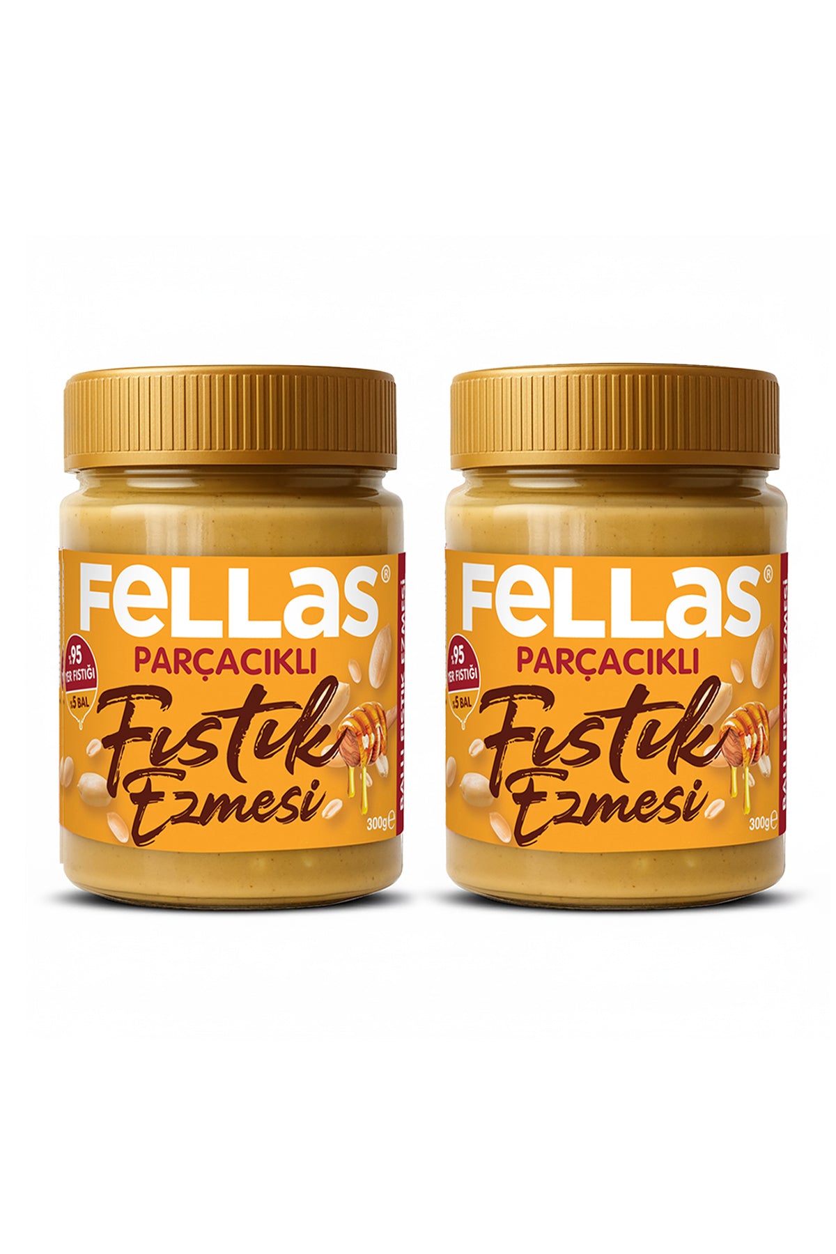 Ballı Fıstık Ezmesi (300 g) x 2 Adet