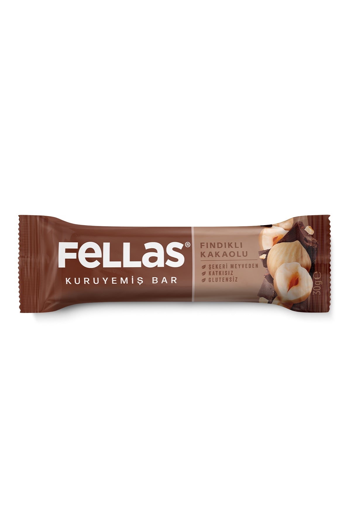 Fındıklı ve Kakaolu Kuruyemiş Bar (30 g) x 12 Adet