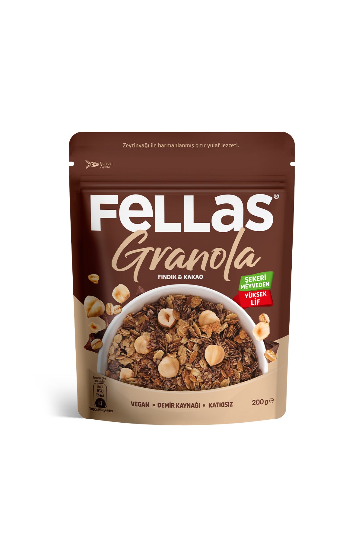 Granola - Fındık & Kakao (200 g)
