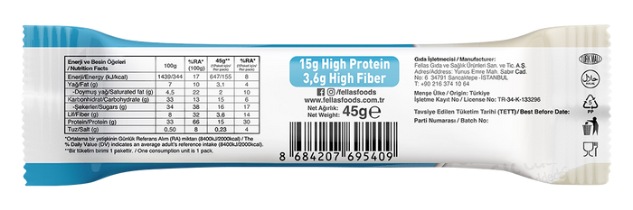 Fellas Y ksek Protein Bar Klasik Sade 45g X 12 Adet Koruyucusuz fellas-y-ksek-protein-bar-klasik-sade-45g-x-12-adet-koruyucusuz