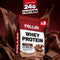 Whey Protein Tozu 24 g Protein 30 Servis Çikolata Aromalı (525 g) x 2