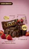 Choco - Çikolata Kaplı Çilekli Meyve Bar (35 g) x 12 Adet