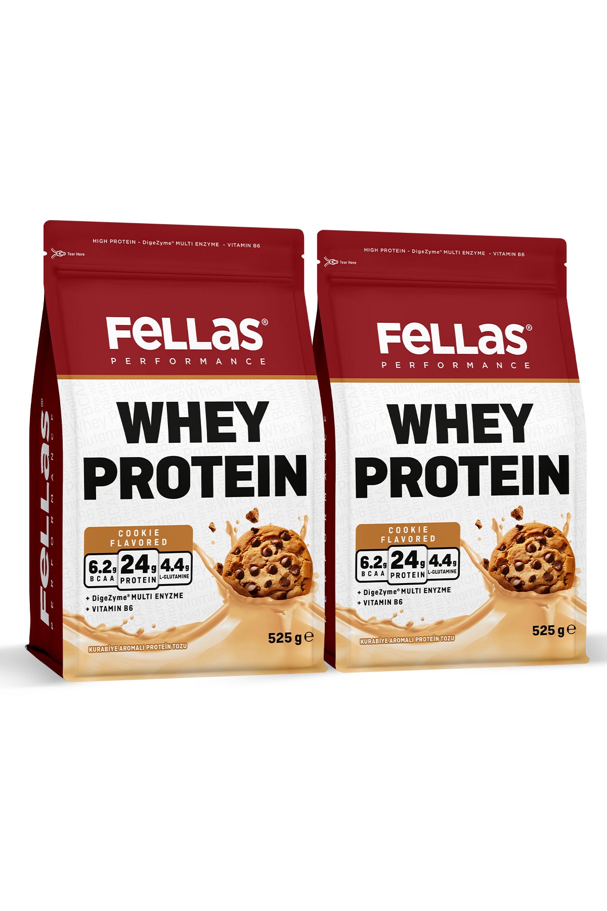 Whey Protein Tozu Kurabiye Aromalı (525 g) x 2 Adet