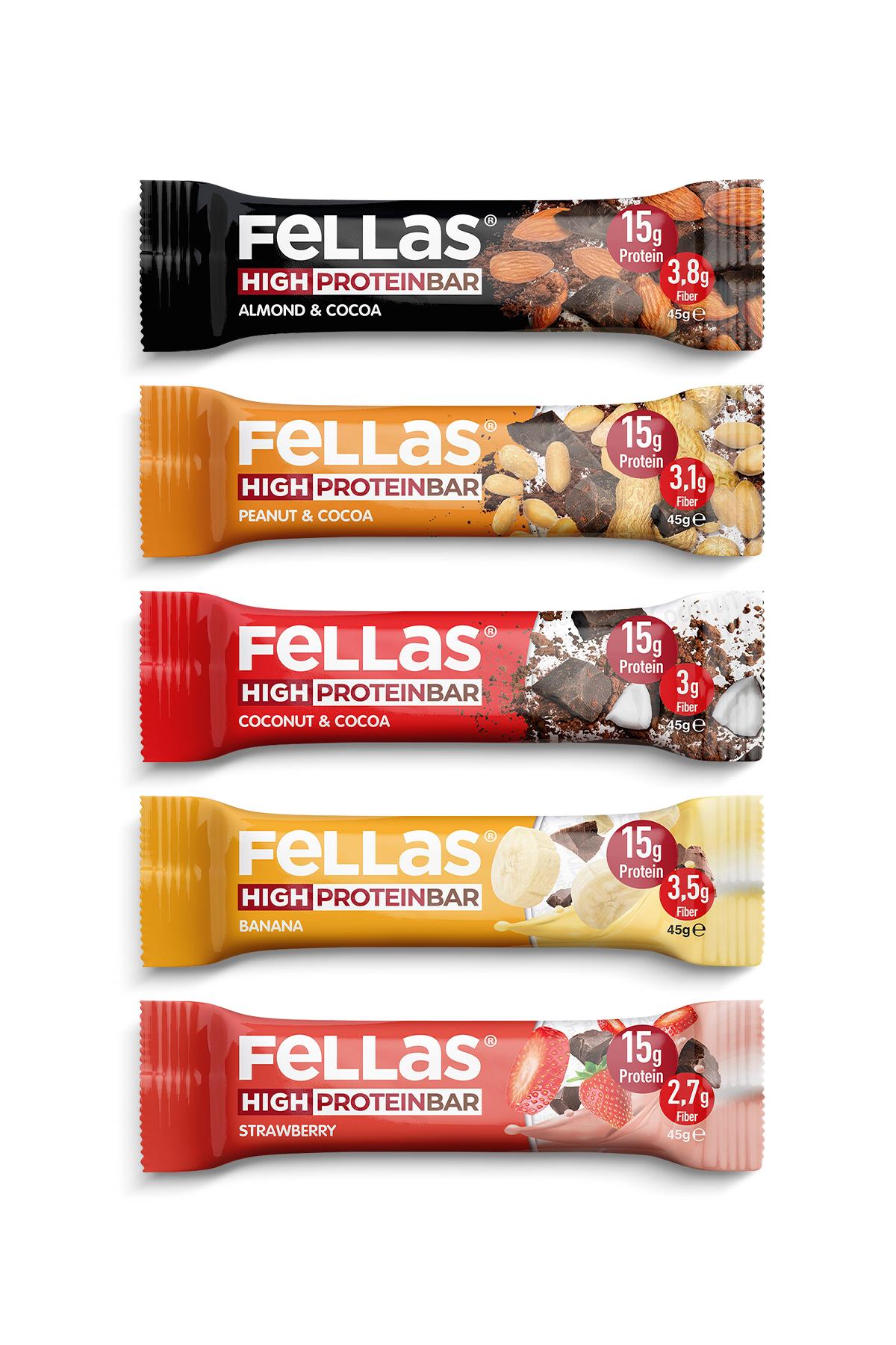 Yüksek Protein Bar 5'li Deneme Paketi